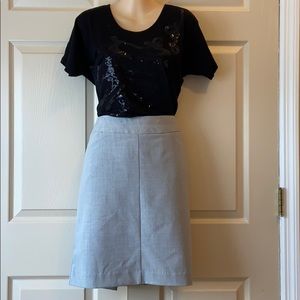 Light Gray Pencil Skirt 🤍